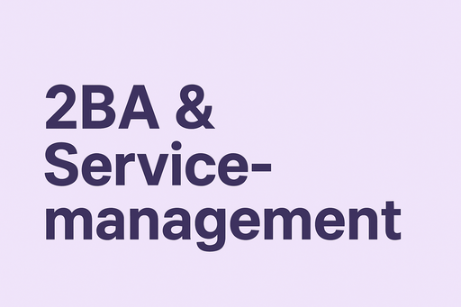 Odoo 2BA & Servicemanagement Presentatie